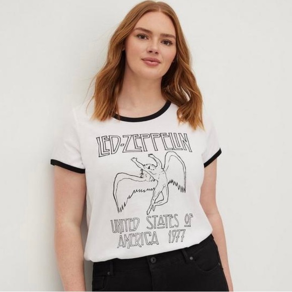 Led Zeppelin Classic Ringer Tshirt - Picture 2 of 2